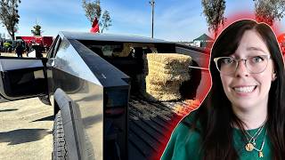 cybertrucks at the farming expo || World Ag Expo