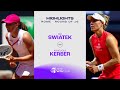 Iga Swiatek vs. Angelique Kerber | 2024 Rome Round of 16 | WTA Match Highlights