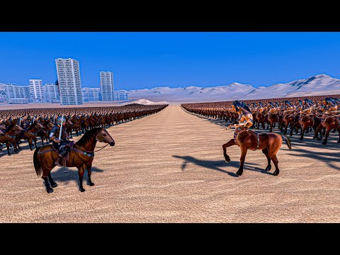 10.000 CAVALRY vs 10.000 CENTAURS - Ultimate Epic Battle Simulator UEBS