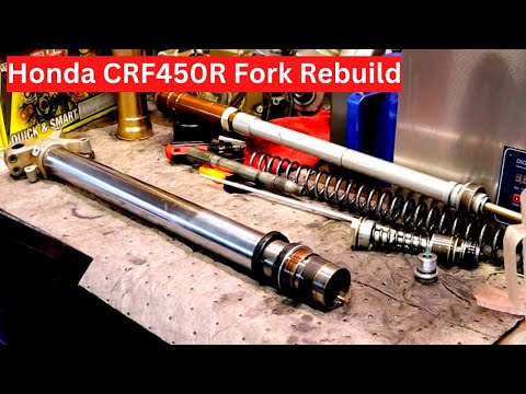Honda CRF450R Fork Seal and Oil Replacement. How to Disassemble and Reassemble Your Forks.