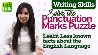 All Punctuation Marks | English Grammar class to improve writing skills | English Language Facts