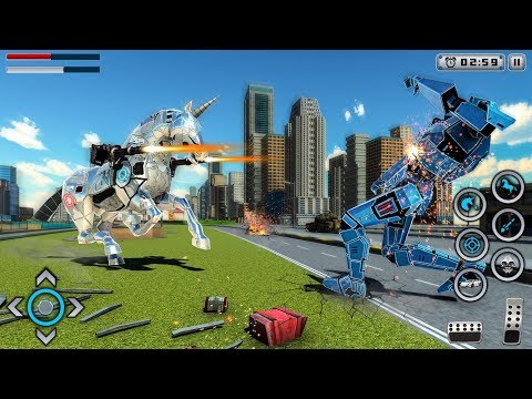 Robot Unicorn Muscle Car Robot Transforming Game | Android Gameplay