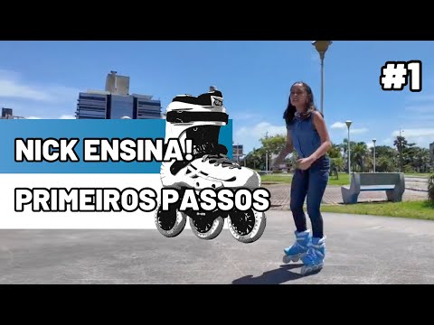 Como aprender a patinar com Nicoly Machado | Nick Ensina #01