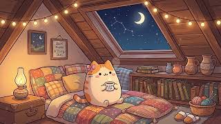 Mochi at Midnight Desk 🌌 Mellow Lofi Beats for Study & Relax 🌙 Pure Creative Peace