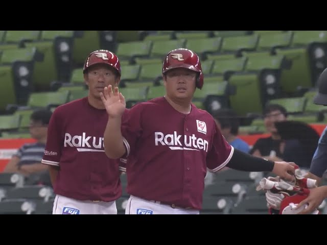 【ファーム】4番の仕事!! イーグルス・横尾俊建が先制の2点タイムリーヒット!!  2023年8月17日 埼玉西武ライオンズ 対 東北楽天ゴールデンイーグルス