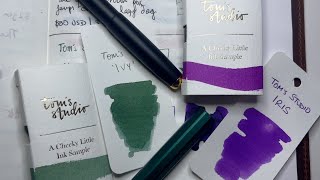 Inky Minutes Tom's Studio Iris and Ivy Inks