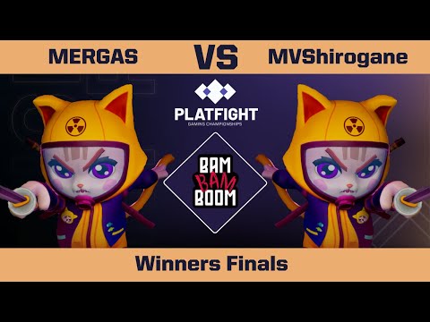 MERGAS (P1) vs MVShirogane (P2) - Winners Finals - Bam Bam Boom | Platfight Online