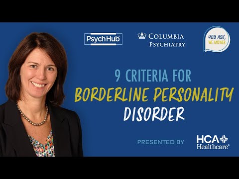 9 Criteria for Borderline Personality Disorder