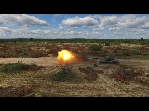 Т-72АМТ от "Киевского бронетанкового завода" проходит огневые испытания на военных полигонах