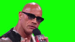 The Rock "there are moments in life when a man's gotta do what a man's gotta do" green screen