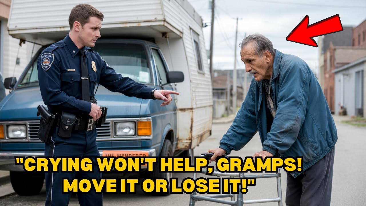 Cop Threatened to Tow a Veteran’s Van—6 Minutes Later, a Military Convoy Blocked the Street