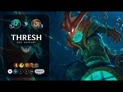 Thresh Support vs Bard - KR Challenger Patch 13.6