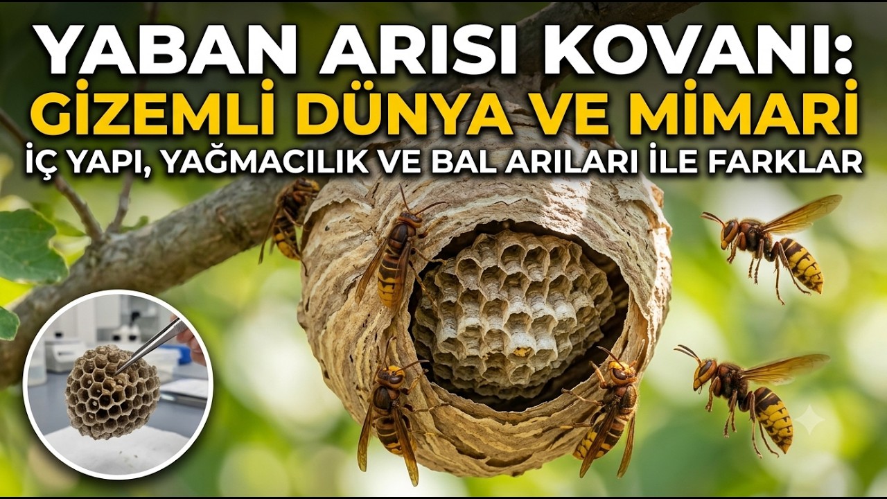 Yaban Arısı Kovan Mimarisi — Prof. Dr. Ali Osman Öncel ve Prof. Dr. Cem Vurusaner