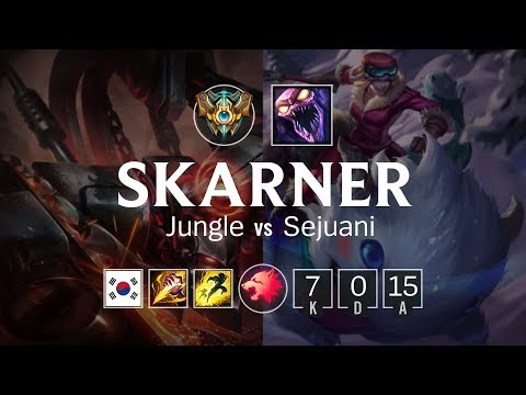 Skarner Jungle vs Sejuani - KR Challenger Patch 8.9