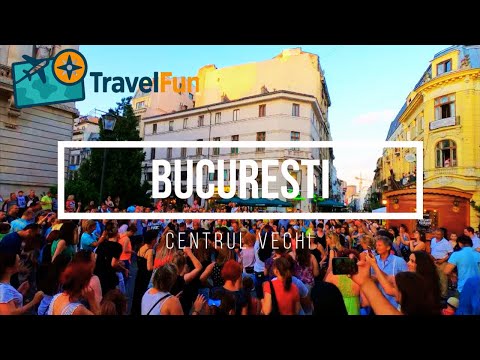 Old Town before the pandemic - Bucharest, Romania