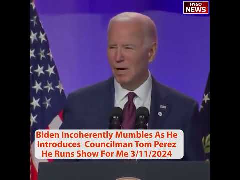 Biden Cut Him Off, Quarter-Jog HIGH Levels Of Vigor, Incoherently Mumbles