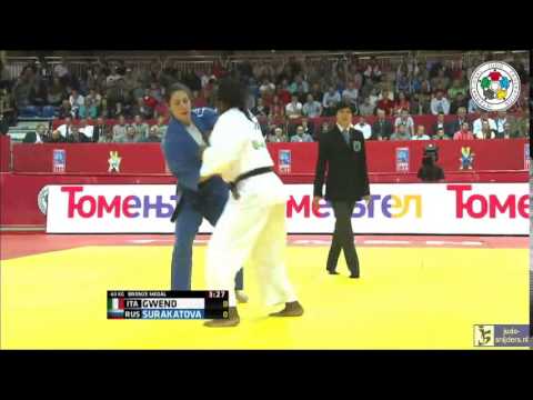 Judo 2014 Grand Slam Tyumen: Gwend (ITA) - Surakatova (RUS) [-63kg] bronze