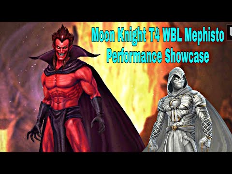 Moon Knight T4 WBL Mephisto Stage 27 Clear Showcase With Rage - Marvel Future Fight