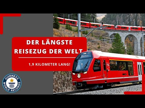 On the move on the world's longest passenger train! All about the success of the Rhaetian Railway