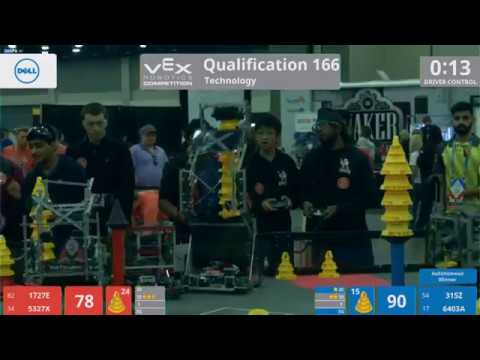 2018 Vex Worlds Technology Div Q166 1727E