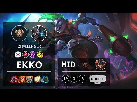 Ekko Mid vs Rumble - KR Challenger Patch 10.4