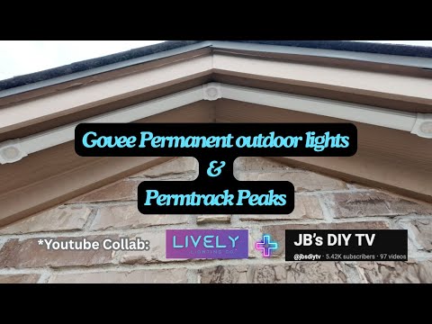 How to Install Govee Permanent Outdoor Lights on Peaks | Permtrack Mounting System (JB’s DIY Collab)