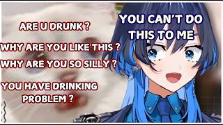 Kronii gets defensive when someone blames alcohol for her Craziness