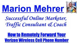 How to Remotely Forward Verizon Wireless Cell Number