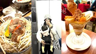 在韓日本人の3泊4日東京旅行vlog🗼✈️ジンギスカン/レトロな喫茶店/mont-bell/購入品紹介