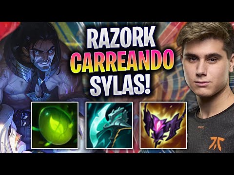 RAZORK CARREANDO CON SYLAS! - FNC Razork Juega Sylas Jungla vs Karthus! | Preseason 2023