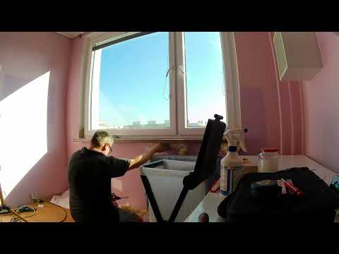 Výměna parapetu v pokojíčku# Replacing the windowsill in the bedroom#😀🙌 #Shorts