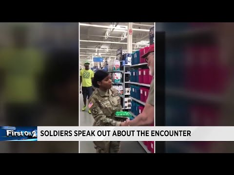 Soldiers speak out about verbal attack