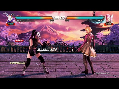 67_4 Kunimitsu Ryona vs Alisa - Tekken 7 ( Anakin x24 ) Gameplay PC Gtx 1070 Ti 8GB
