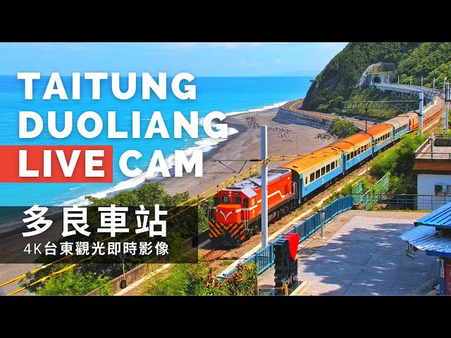 【4K】台東多良車站即時影像 Taitung Duoliang Station Live Camera cctv 監視器 即時交通資訊