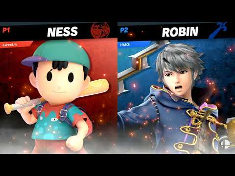 Rushdown 11 - TLOC | Awestin (Ness) vs HMO | ThePizzaManXillion (Robin) Winners Semifinals - SSBU