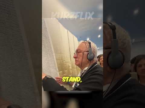 Ein bewegender Moment in Auschwitz 🕊️