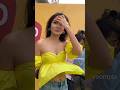 Anushka Sharma Cute In Yellow Anushka Bts Shoot Uncomfortable Outfit Bts Shorts Anushkasharma