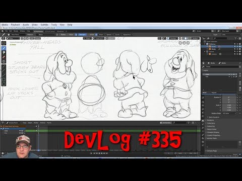 [Blender 2.80] Enchanted Lands Devlog #335 - Firing up Blender
