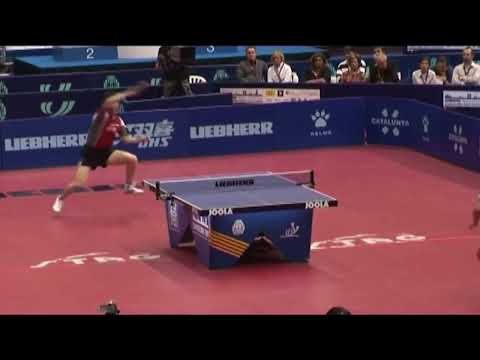 Ryu seung-min Penhold Rallies highlighs - table tennis