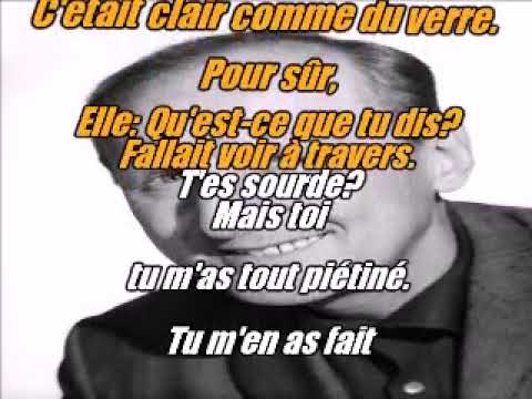 bourvil   pour sur  KARAOKE