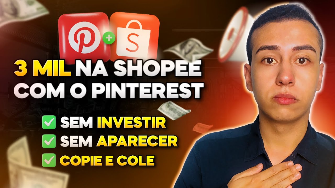 COMO GANHAR 3 MIL NA SHOPEE COM O PINTEREST *copie e cole*