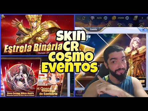 Novo Cosmo, Evento de Cr, Skin. Confira as Novidades da Semana em Saint Seiya Awakening