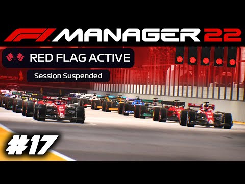 FIRST EVER RED FLAG! RACE STOPPED! MASSIVE RESULT! - F1 Manager 2022 CAREER Part 17