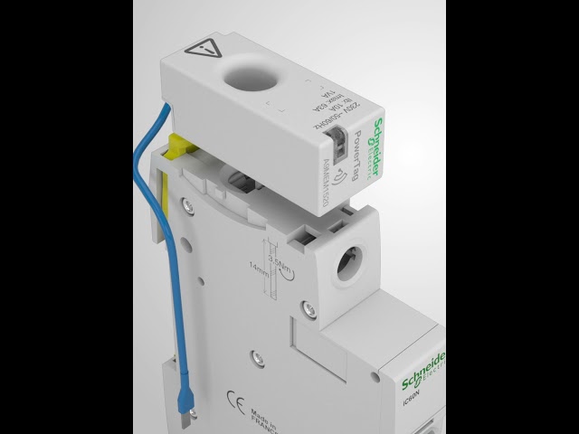 schneider electric Powertag 1p energiaandur 63a 1p+wire