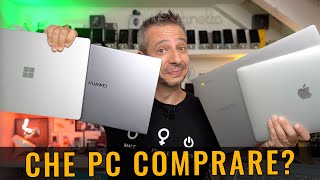 Che PC COMPRARE Per SCUOLA, UNIVERSITA', SMART WORKING, MOBILITA'. I miei consigli.