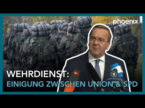Einigung beim Wehrdienst: Statement von u.a. Verteidigungsminister Pistorius | 13.11.2025