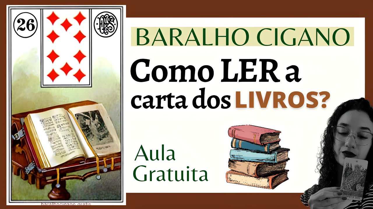 CARTA DO LIVRO DO BARALHO CIGANO: SIGNIFICADO! 🎴🔮📝
