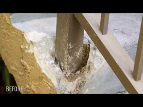 How to Repair a Broken Concrete Step Corner