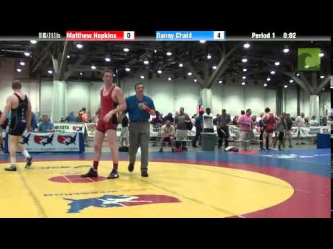 Men 96 KG / 211.5 lbs - Matthew Hopkins vs. Danny Chaid