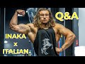 Q&A + WORKOUT | ITALIAN x INAKA , GIVEAWAY , POP UP SHOW